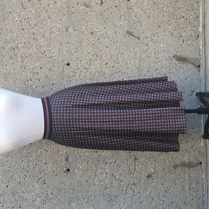 LA FEE MARABOUTEE houndstooth skirt